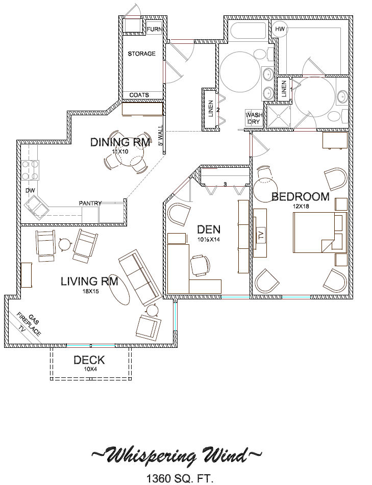 Floor plans of Condos for Rent or Lease in Longview WA